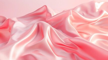 Obraz premium silk background, Gentle solid pastel pale red backgroun 