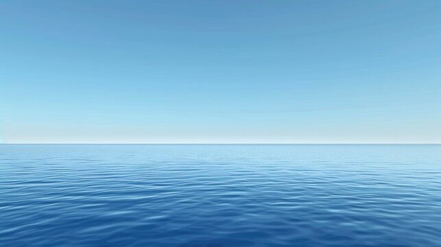 A serene blue water background, capturing the calm and tranquil essence of clear, still waters.