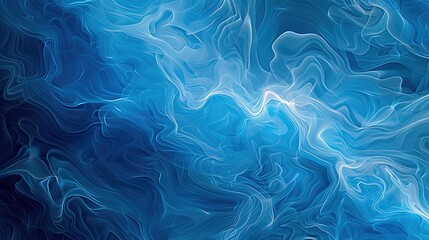 Fototapeta premium Abstract blue water background with gentle waves, evoking a sense of calm and relaxation