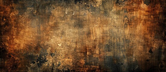 Grunge texture on an aged dark background with copy space image