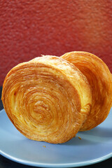 Delectable Spiral Shaped Supreme Croissants or New York Rolls