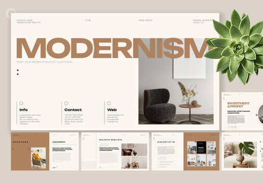 Modernism Presentation Template