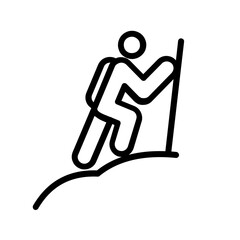 hiking icon design