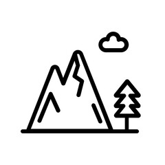 mountain icon design