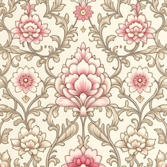 Obraz premium seamless pattern with flowers