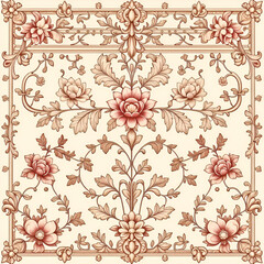 seamless pattern with flowers
