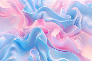 Fototapeta premium abstract colourful background with waves and gradient colors. AI Generated