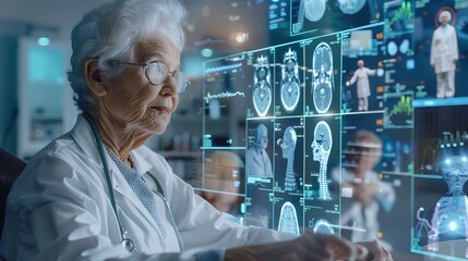 Holographic Medical Consultation Between Elderly Patient and Doctor in Futuristic Telehealth Setting