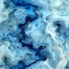 Obraz premium Abstract blue oil paint seamless pattern, looks like marble stone and Jupiter