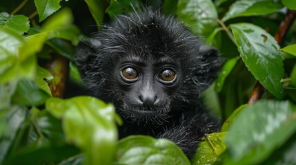 Fototapeta premium Endangered Species, Photos highlighting endangered animals and plants, aiming to raise awareness about their plight and the need for conservation