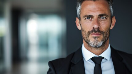Fototapeta premium Shooting a corporate headshot with a professional background, Shoot, Business, professional