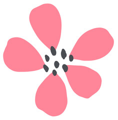 lily flowers illustration dove of peace