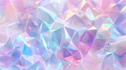 Fototapeta premium Abstract geometric illustration in neon colors
