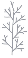 Obraz premium tree of flowers with snow 