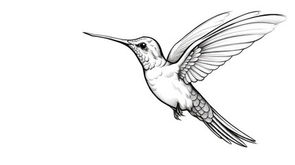 Obraz premium an elegant hummingbird