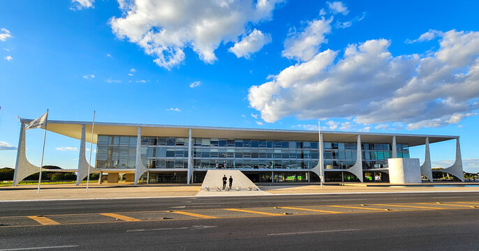 Pal&aacute;cio do Planalto is the seat of the federal executive power of Brazil.