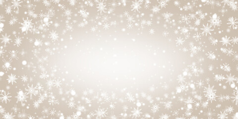 christmas background with snowflakes