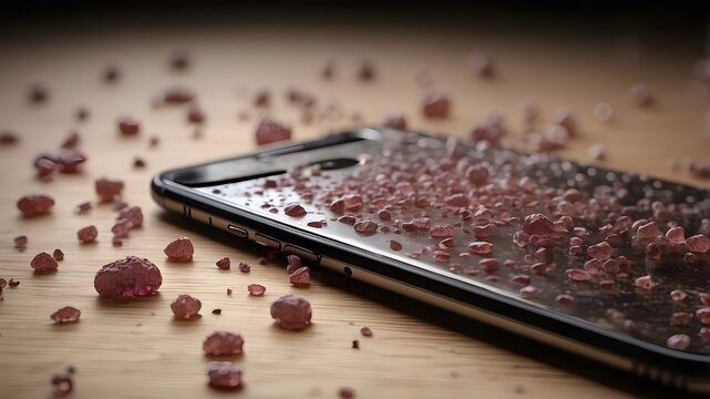 phone, feeling helpless and alone while navigating abusive language