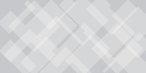 Fototapeta premium Abstract white and grey gradient square pattern future concept texture background. concept for template, texture, website, banner and brochure background. Vector illustration. 