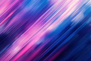 Obraz premium A dreamlike expanse of blurred purple and blue hues, punctuated by soft pink highlights, and traversed by subtle horizontal lines.