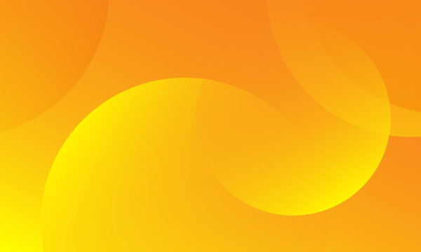 Obstract orange background with circles. Eps10 vector