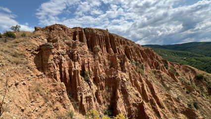 The Stob Pyramids located in the western part of the Rila Mountain rock formations, known as hoodoos