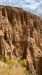 Fototapeta premium The Stob Pyramids located in the western part of the Rila Mountain rock formations, known as hoodoos