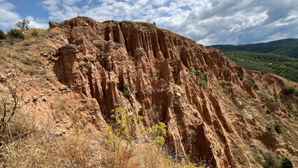 The Stob Pyramids located in the western part of the Rila Mountain rock formations, known as hoodoos