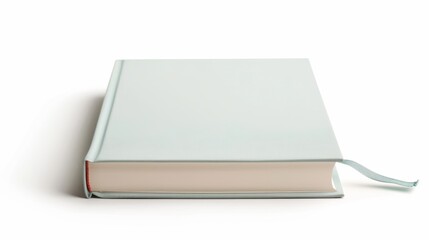 Minimalistic Unadorned Book Cover Design in Soft Colors on White Background