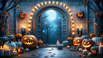 Obraz premium Halloween background