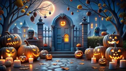 Obraz premium Halloween background