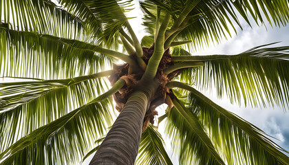 Coconut palm, wallpaper, Multipurpose trees can be used in many ways