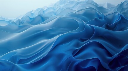 Fototapeta premium Abstract blue background with smooth gradients and subtle textures