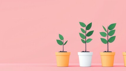 Financial growth, investment advisor, profit management, flat design illustration