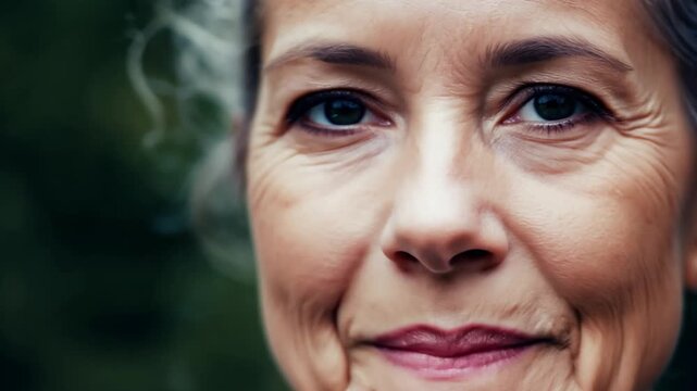 Aging Time Lapse, a young woman getting older. The aging process of women.