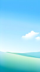 landscape with sky and clouds