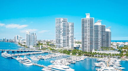 Naklejka premium Miami Beach