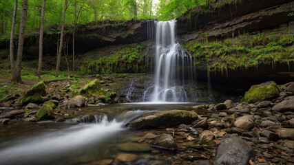 waterfall in the forest