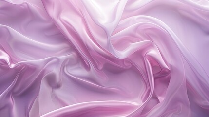 Obraz premium Flowing soft cloth background for elegant product presentation, high-end mockup, and clear area for promotional copy