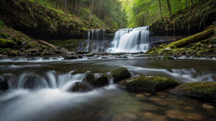 waterfall in the forest