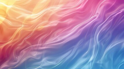 Obraz premium Rainbow Pastel Swirls: A Colorful Abstract Background