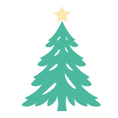 green christmas tree