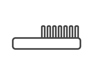 Vector graphic icons of beauty in the form of combs for massage or darsonval procedures.