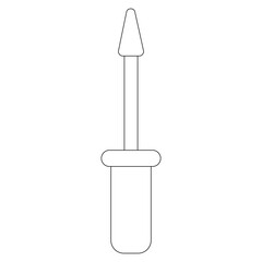 Stock vector illustration isolated icons building tools repair, construction buildings, drill, hammer, screwdriver, saw, file, putty knife, ruler, helmet, roller, brush, tool box, kit flat styleEps 10