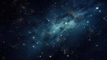 Fototapeta premium Cosmic Nebula: A Celestial Tapestry