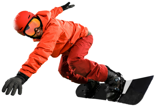 Concept of winter, sport, activity, travelling, active lifestyle, extreme sport