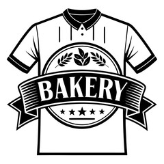 illustration of a label for restaurant