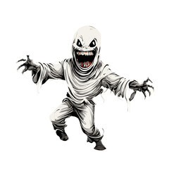 scary halloween skeleton