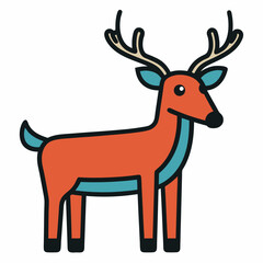 Deer  vector, Geometric shape, Logos, Icons, and Silhouettes"