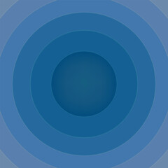 Blue color circle background. Wallpaper design